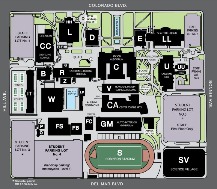 PCC Extension - Campus and Location Maps